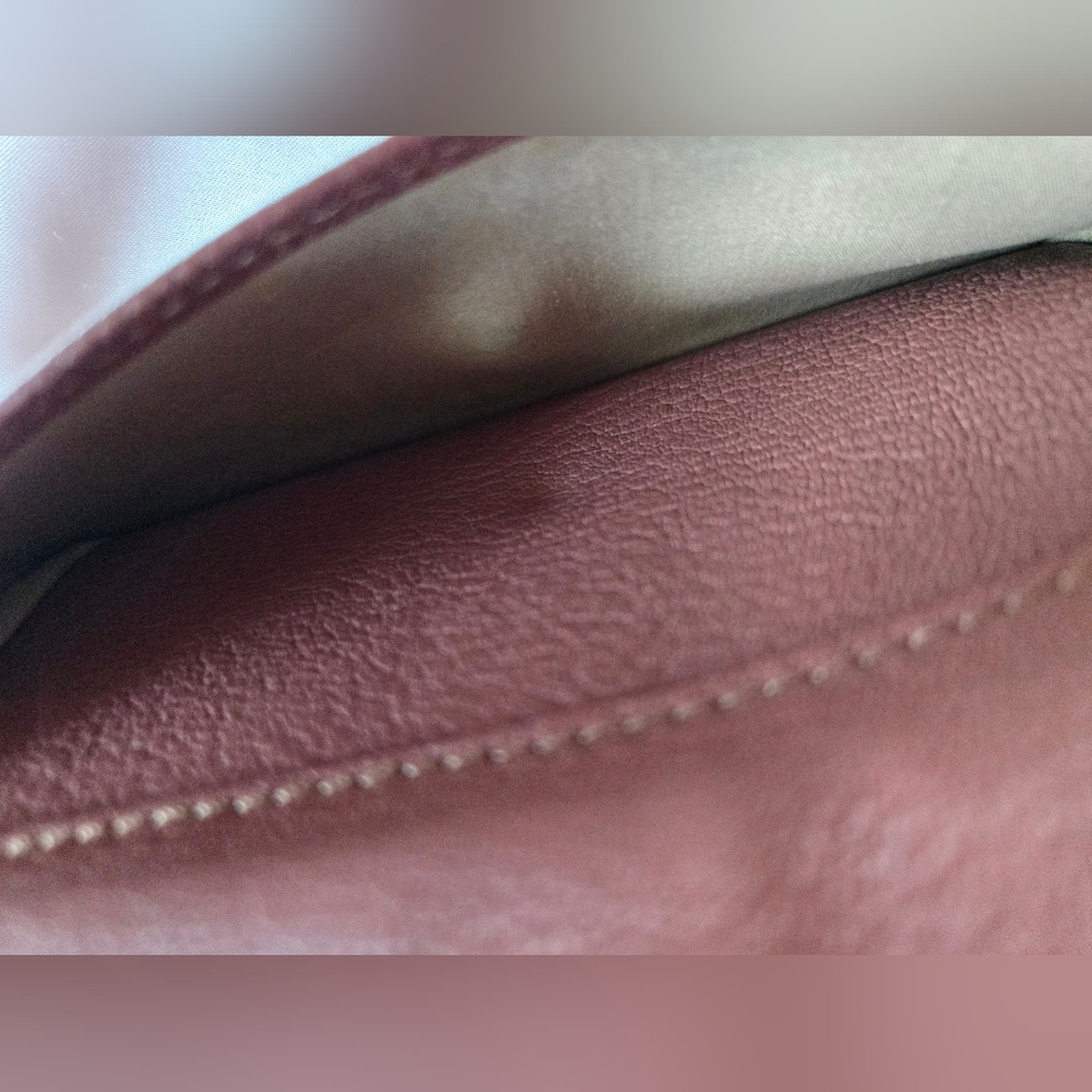 Chloe Mauve Long Leather Wallet - Picture 8 of 14
